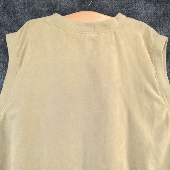 Winner Mate Men's V-Neck Golf Vest Tan XXL Lined Pockets Sleeveless - Picture 7 of 13